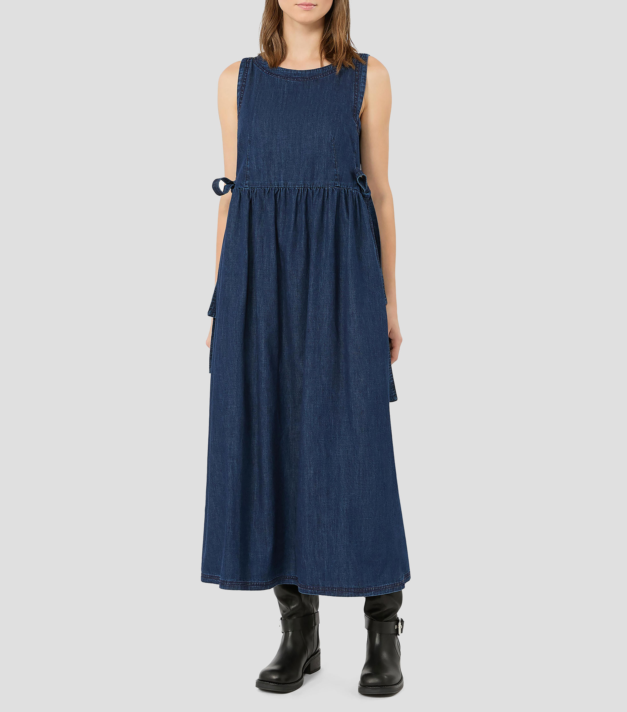 Vestido largo sólido Mujer